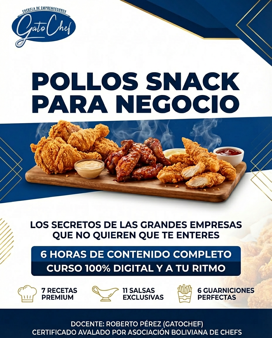 POLLO SNACK PARA NEGOCIO